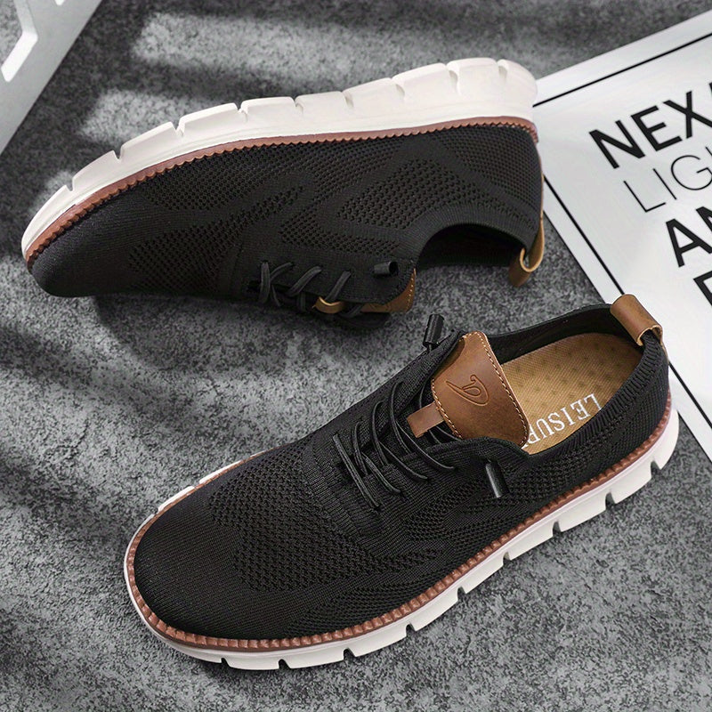 Unisex sneakers med snørebånd og dekorativ sål