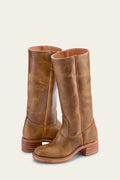 Bottes mi-mollet femme talon bloc surpiqûres