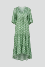Vestito donna scollo a V maniche corte