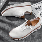 Unisex sneakers med snørebånd og dekorativ sål