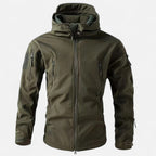 Giacca uomo con cappuccio, chiusura con zip, tasche