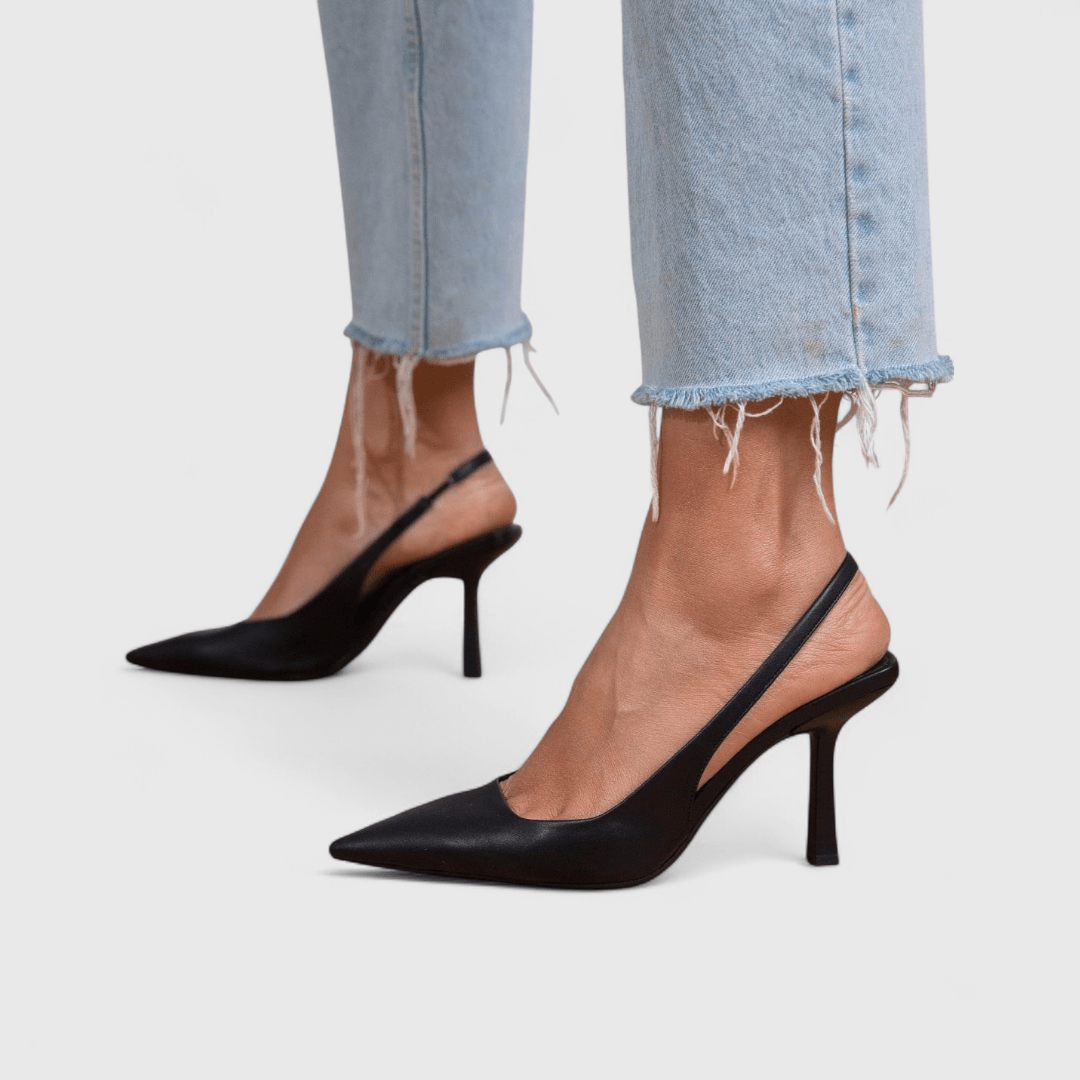 Damskie Szpilki Slingback — Szpiczasty Nosek, Czółenka