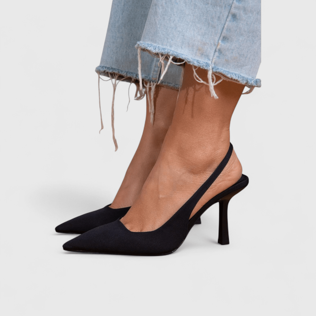 Damskie Szpilki Slingback — Szpiczasty Nosek, Czółenka