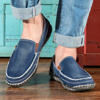 Mocasini de damă fără șiret, cu cusături decorative