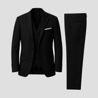 Jakkesæt til mænd i tre dele med blazer, vest og bukser