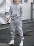 Tuta uomo con cappuccio, felpa e pantaloni jogger