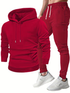 Tuta uomo con cappuccio, felpa e pantaloni jogger