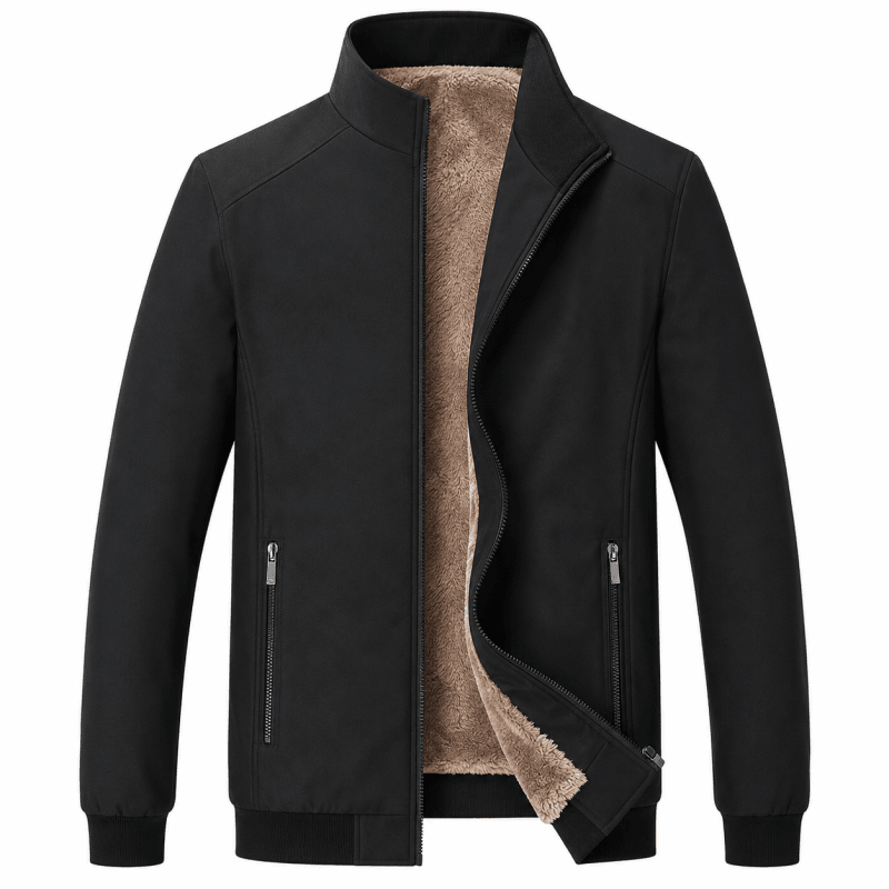 Veste homme à col montant, style bomber