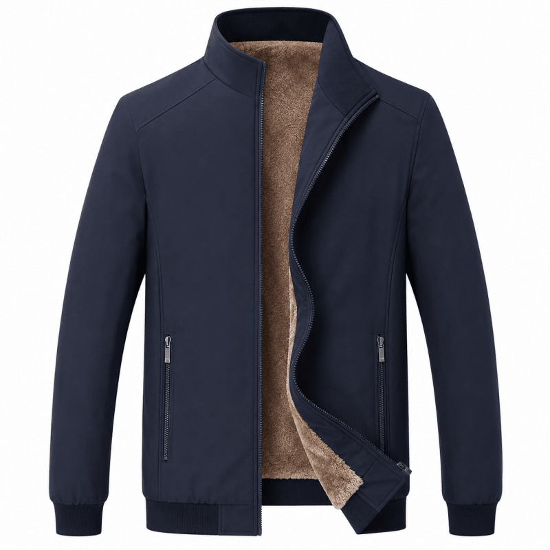 Veste homme à col montant, style bomber
