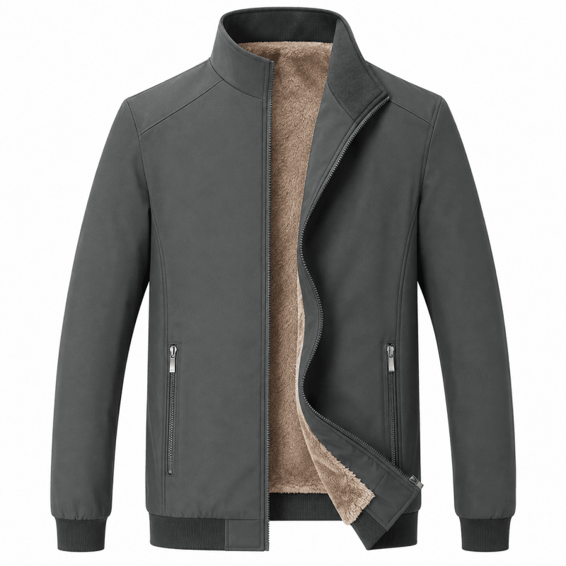 Veste homme à col montant, style bomber