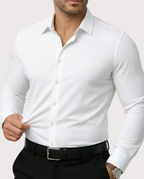 Camicia elasticizzata donna, confezione da 3, blu, taglio comodo per tutti i giorni