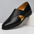 Klassiske loafers til damer med struktureret rem