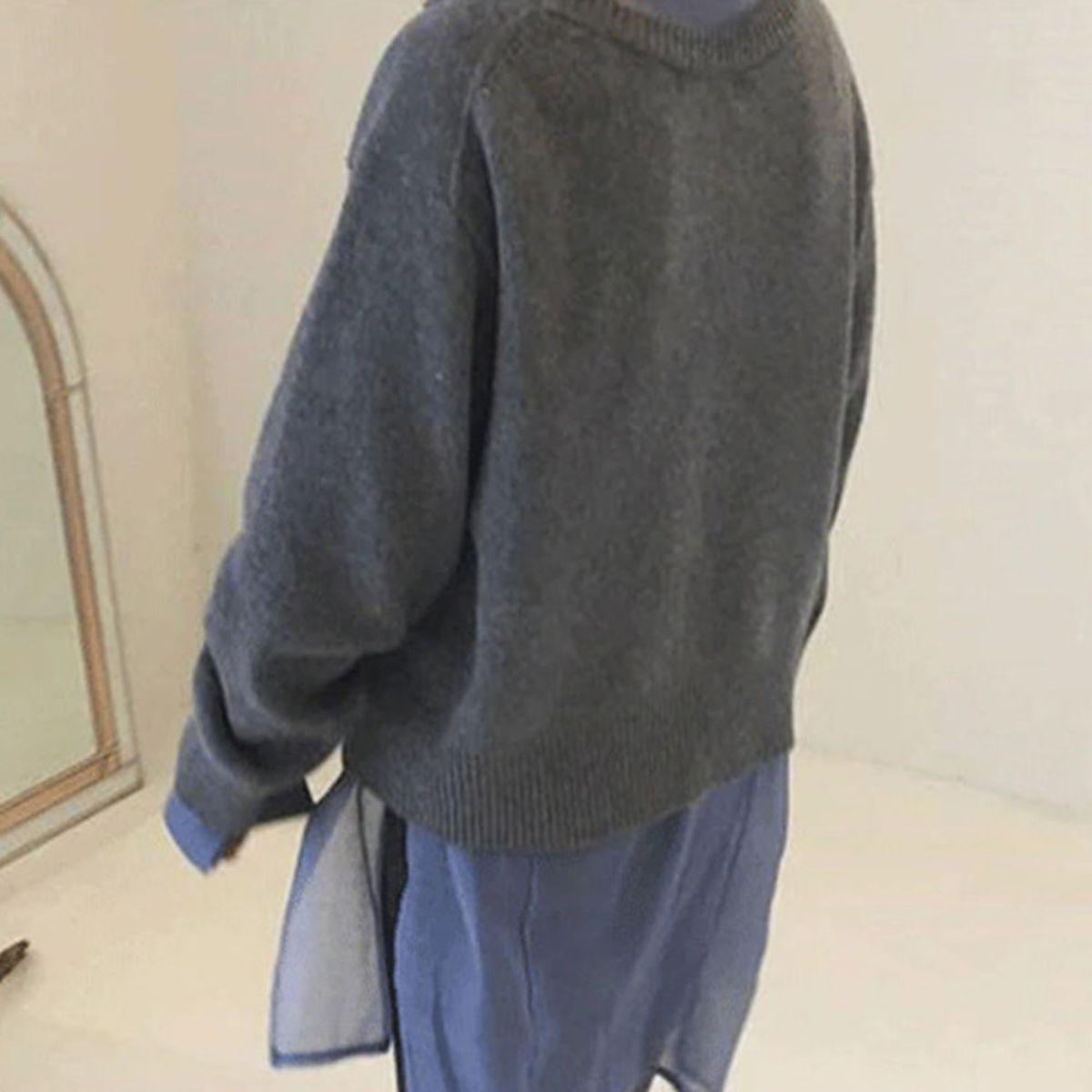 Cardigan femme à col V et boutons
