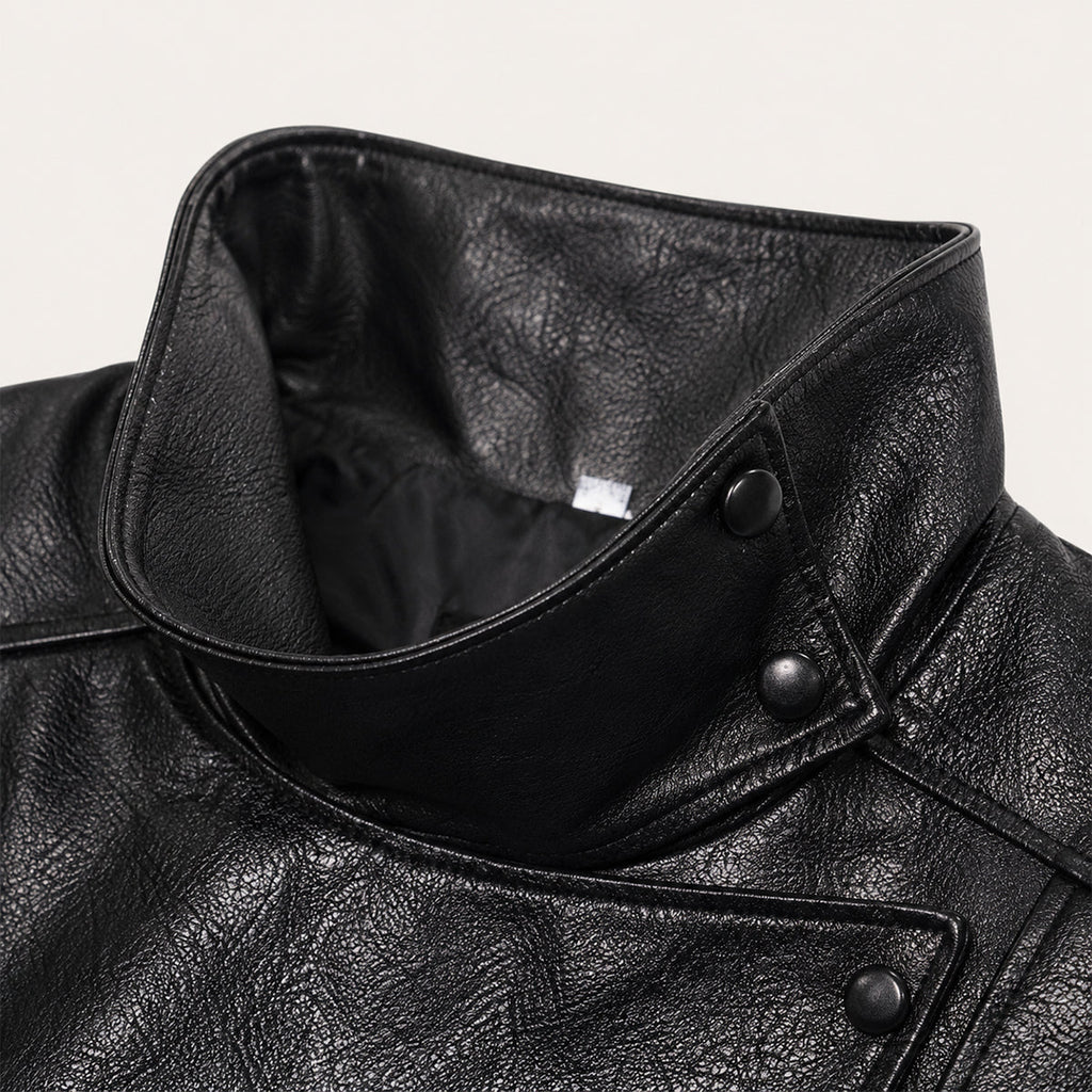 Veste bomber femme oversize à col montant et poches