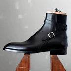 Bottines homme élégantes avec bride et boucle