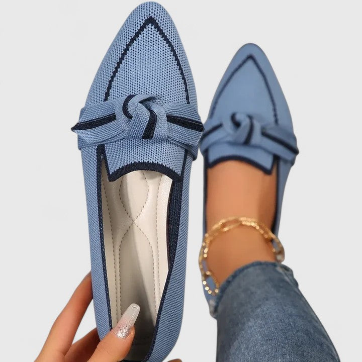 Mocassini donna slip-on con punta appuntita