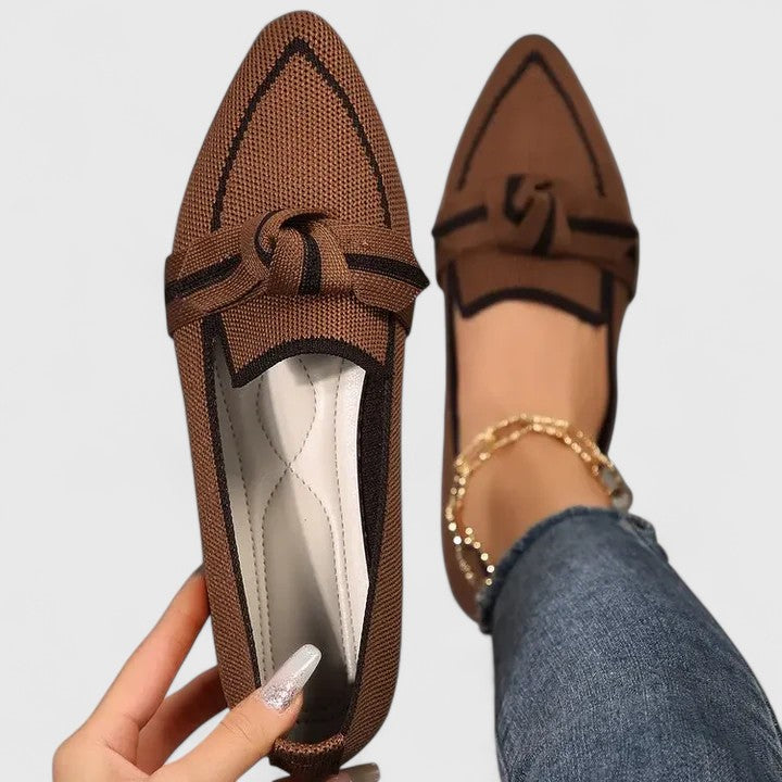 Mocassini donna slip-on con punta appuntita