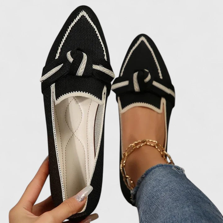 Mocassini donna slip-on con punta appuntita