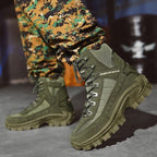 Botas de trekking de homem de cano alto com atacadores