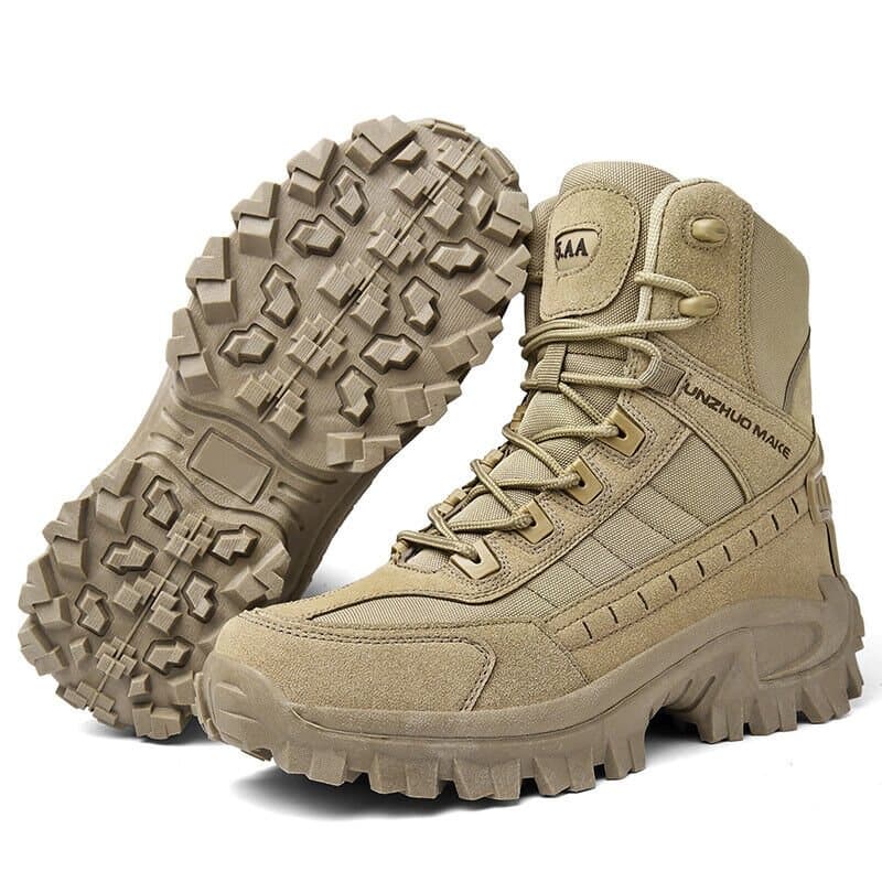 Botas de trekking de homem de cano alto com atacadores