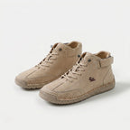 Zapatillas altas unisex con cordones y tira
