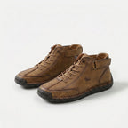 Zapatillas altas unisex con cordones y tira