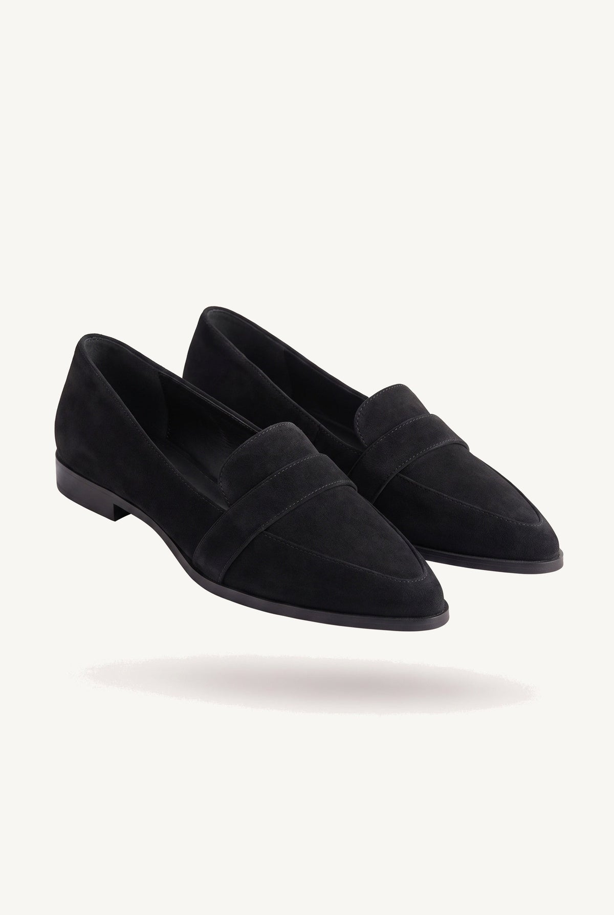 Scarpe basse donna mocassini con fascia e tacco basso