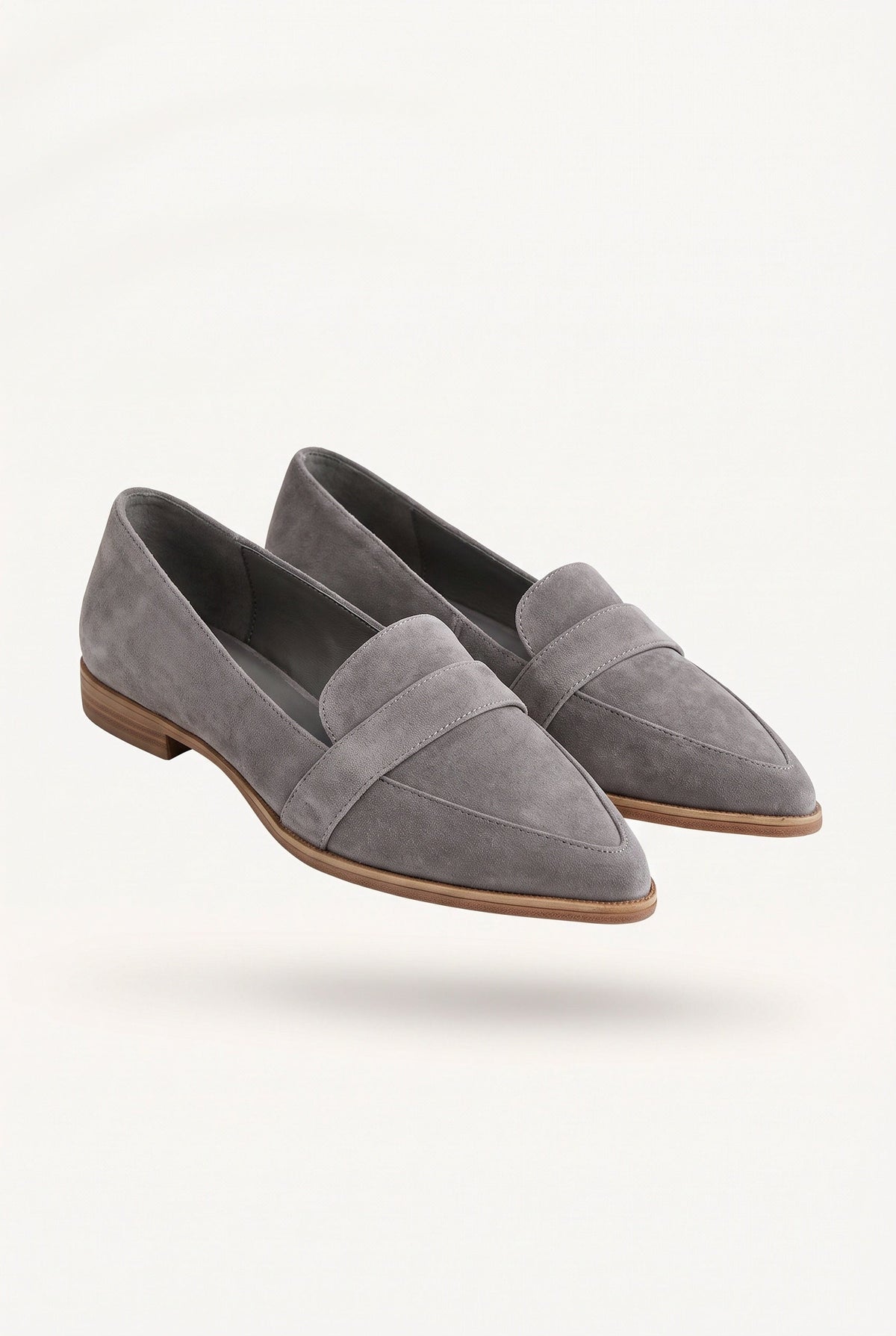 Scarpe basse donna mocassini con fascia e tacco basso