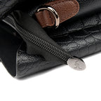 Borsa in pelle donna, tracolla regolabile, classica, compatta
