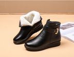 Botines de invierno de mujer con tira decorativa