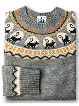 Motif Fair Isle fantômes